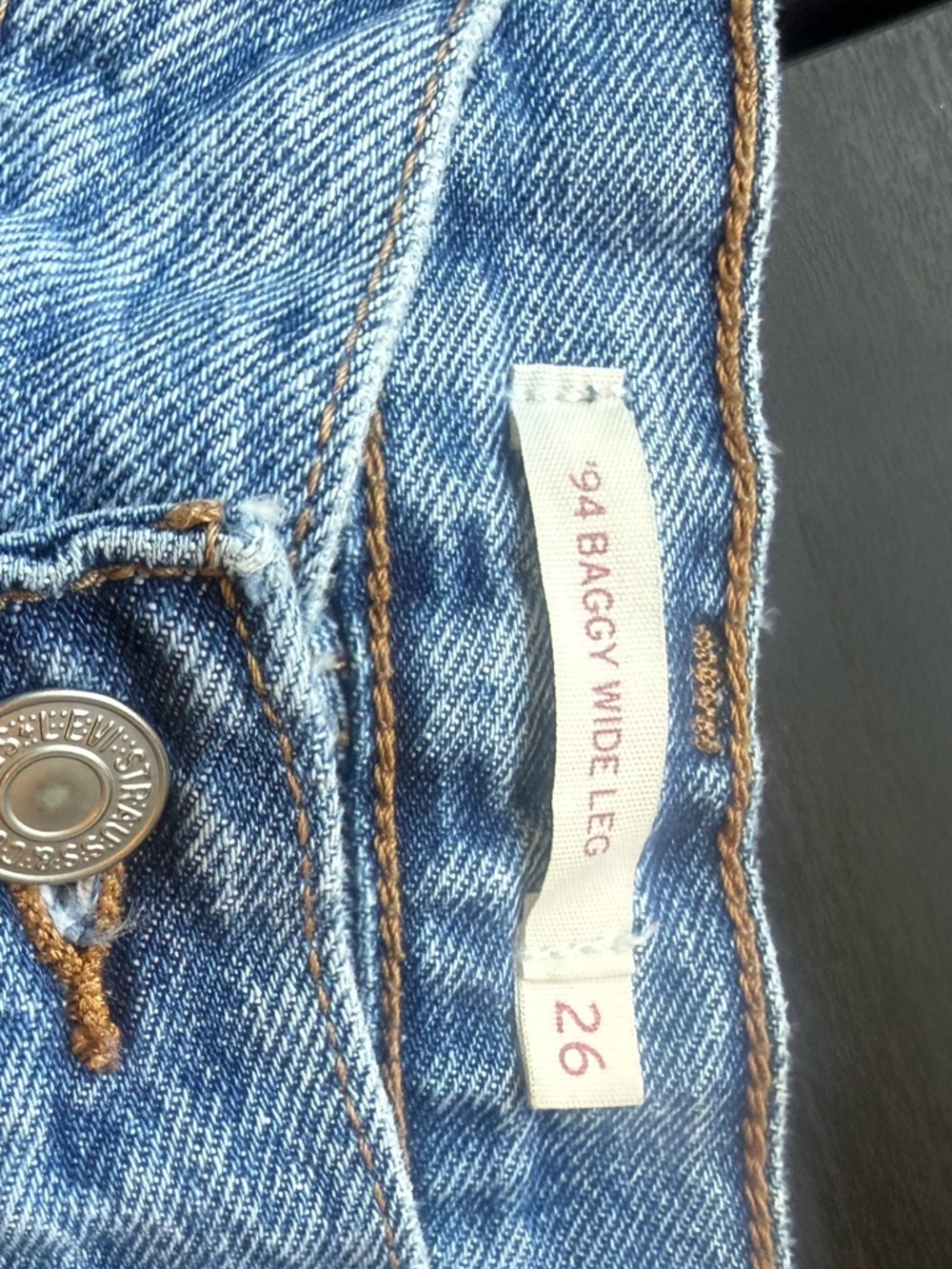 Levi's Blue ‘94 Baggy Wide Leg Jeans